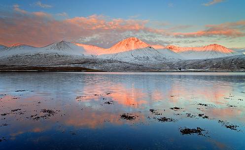 Black Cuillin at sunrise