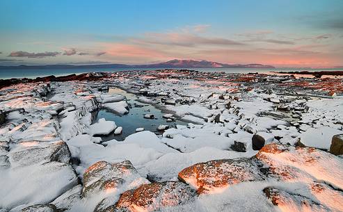 Beautiful Winter theme on the north Ayrshire coastline