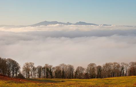 Isle of Arran emerges from the fog