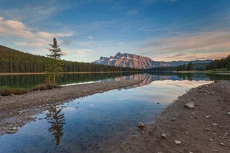 Sunset at Two Jack Lake