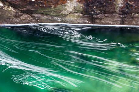 Natural Painting on the surface of the Fairy Pools