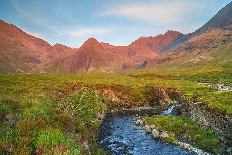 The luxury vegetation of Glen Brittle during the summertime is perfectly shown through this picture The luxury vegetation of Glen Brittle during the summertime is perfectly shown through this picture