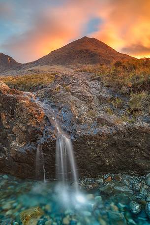 A beautiful sunset at Glen Brittle