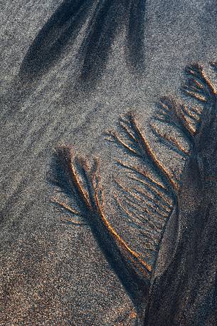 Interesting texture on the surface of the Talisker beach Interesting texture on the surface of the Talisker beach