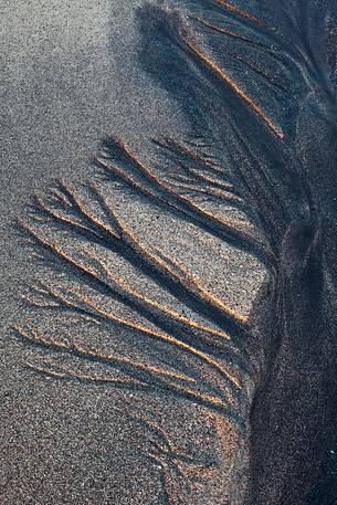 Interesting texture on the surface of the Talisker beach. This texture looks like an Interesting texture on the surface of the Talisker beach. This texture looks like an