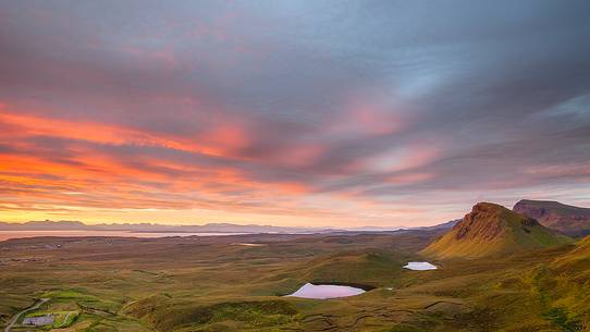 Quiraing landslip, Isle of Skye, Scotland, United Kingdom, UK