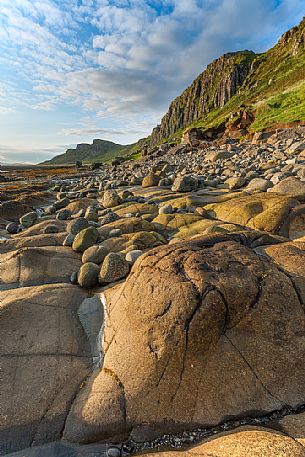 The magnificent rocks formations at Staffin Bay