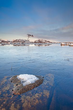 This picture has been taken duringa A quite and cold afternoon at Loch na h-Achlaise