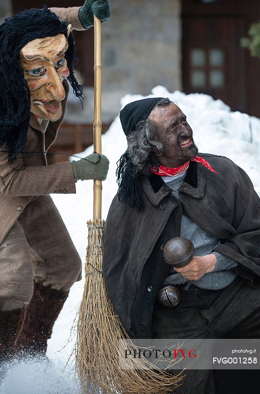 The traditional carnival in Sauris