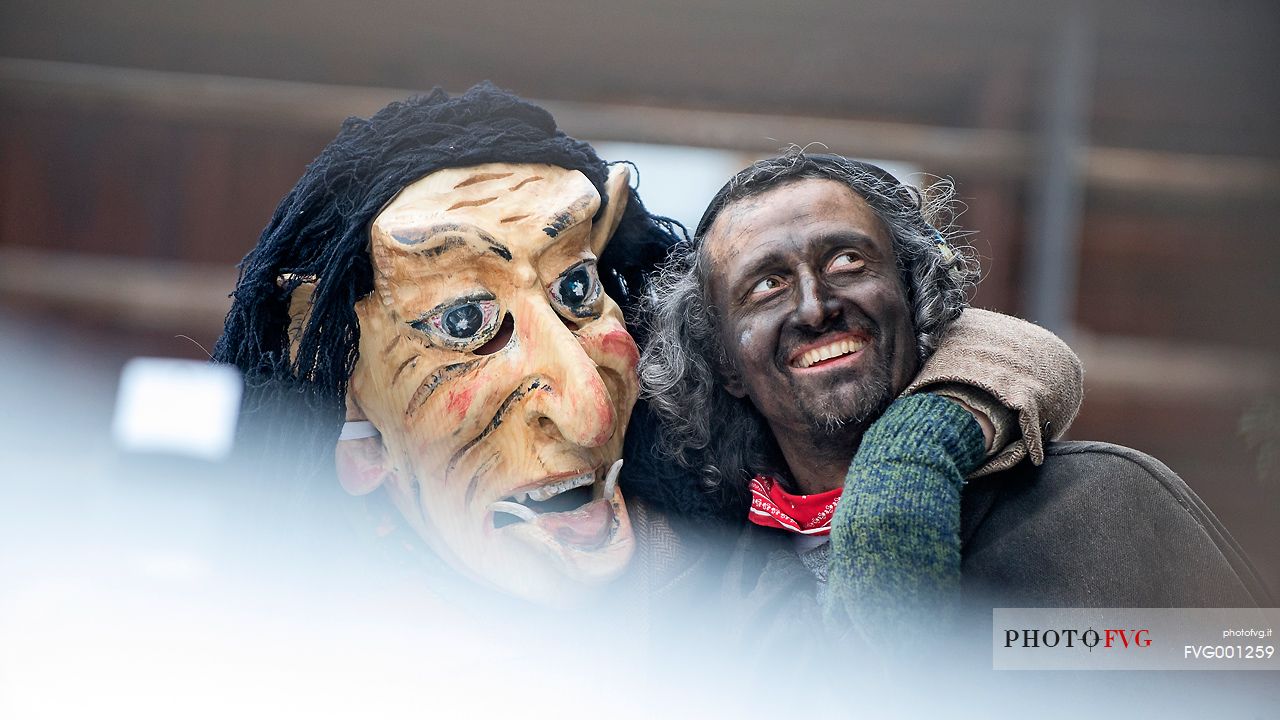 The traditional carnival in Sauris