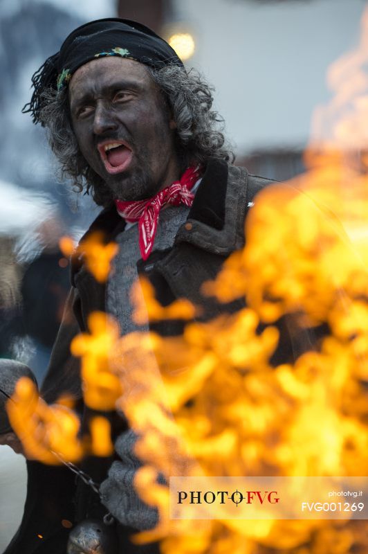 The traditional carnival in Sauris