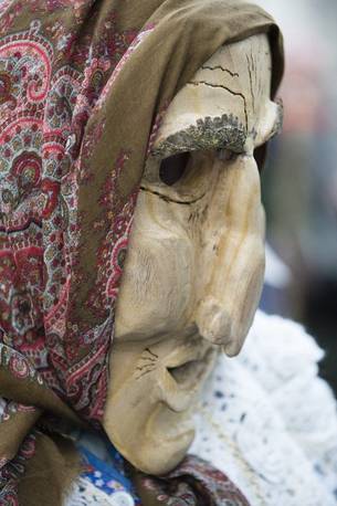 The traditional carnival in Sauris