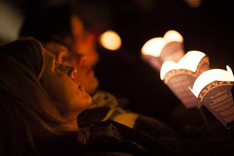 Saturday Candlelight Procession in Nazareth, Israel