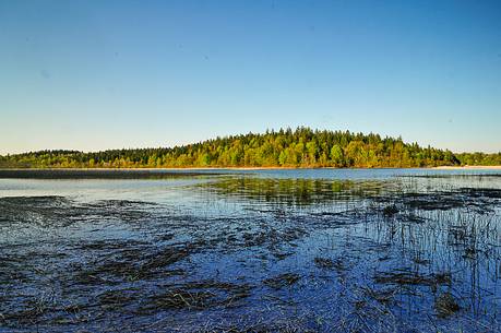 The mysterious lake Cerknica appears and disappears depending on the abundance of water