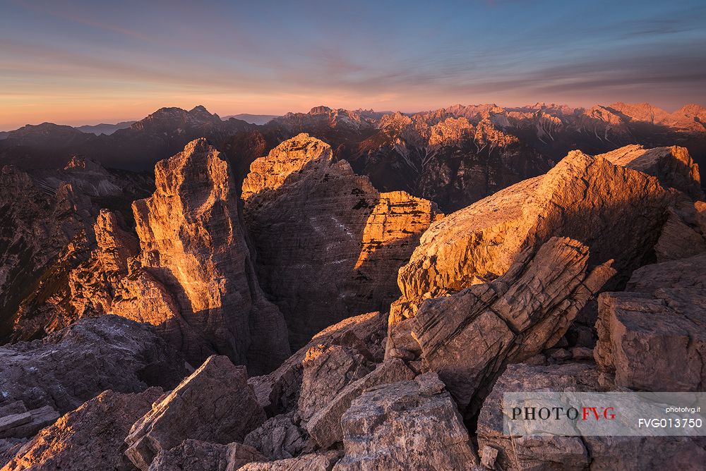 Sunrise on  Bosconero peak