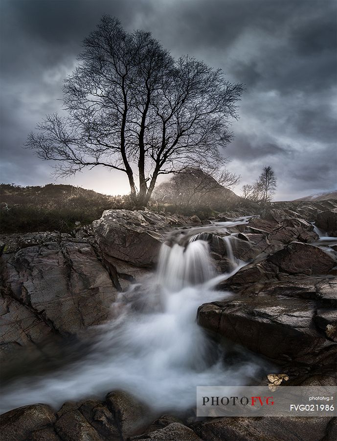 Iconic scottish landscape, highlands, Etive mor, Scotland, UK