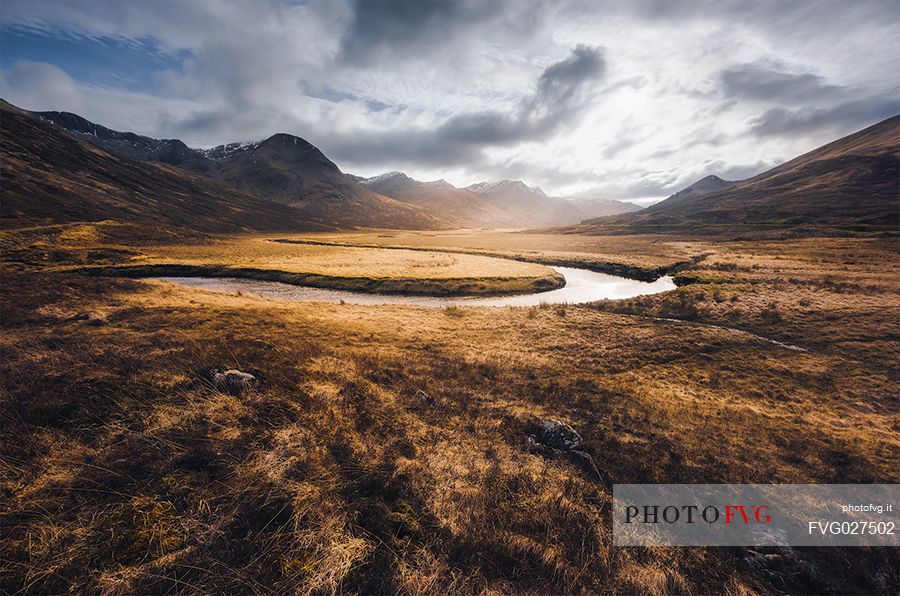 Sunset in Glencoe, Scotland, United Kingdom