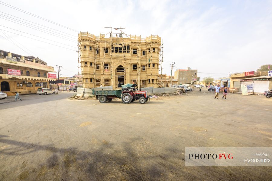 Old palace in the desert, Jaisalmer, Rajasthan, India