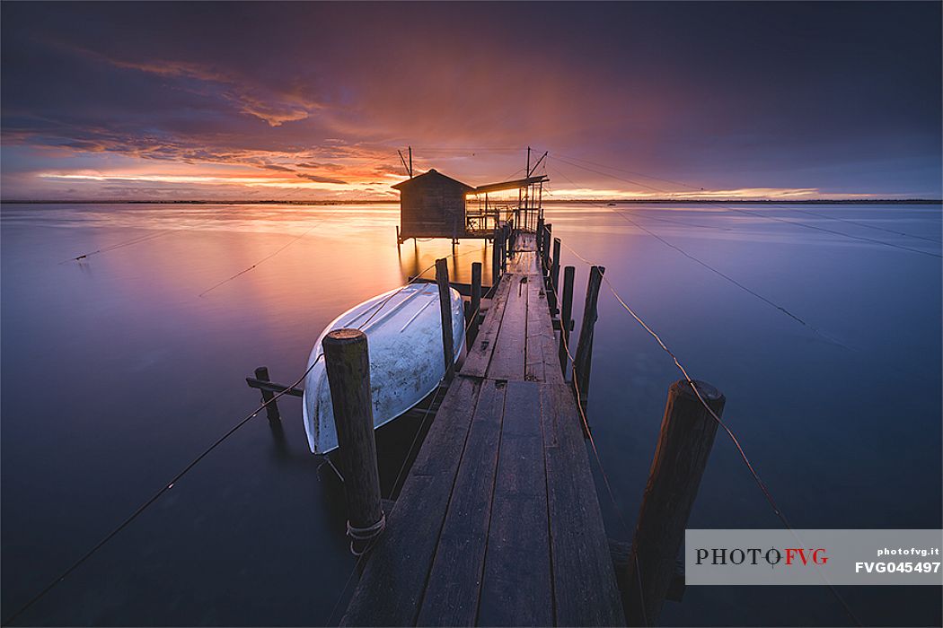 Typical fisherman house in the Adriatic coast, Emilia Romagna