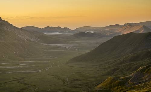 sunrise on Gransasso