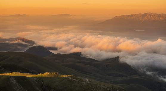 sunrise on Gransasso