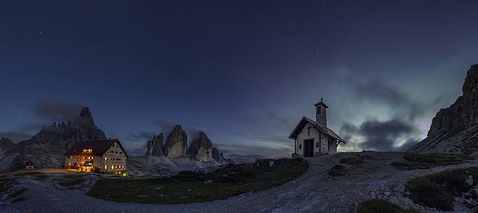 Landscape of peaks of lavaredo