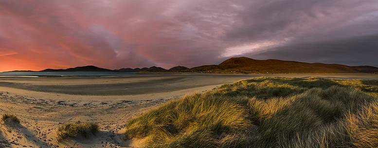 sunset over Luskentyre