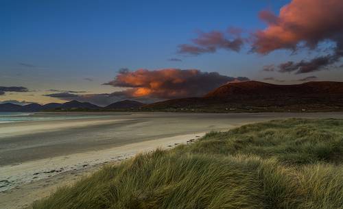 sunset over Luskentyre