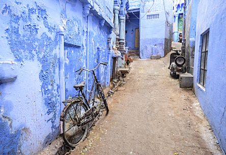 The blue city of Jodhpur, Rajasthan, India