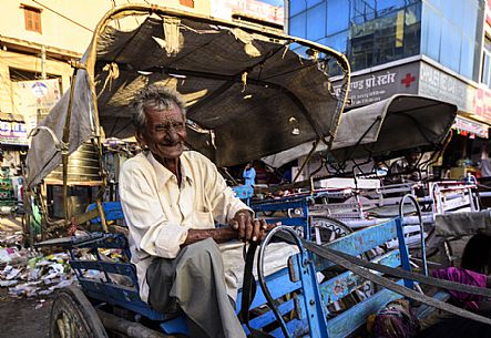 Old man portrait in Jodhpur, Rajasthan, India