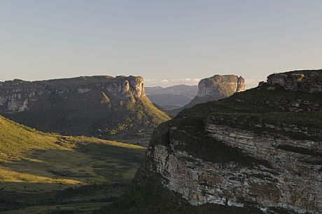 A point of view of Morro of Capo valley in Chapada Diamantina in Brasil from Morro do Pai Incio 