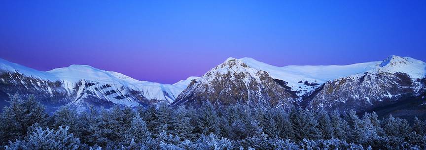 Bobe mountain Group, view from Frontignano