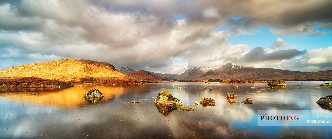 Lochin Na H'Achlaise and the Black Mount, Rannoch Moor