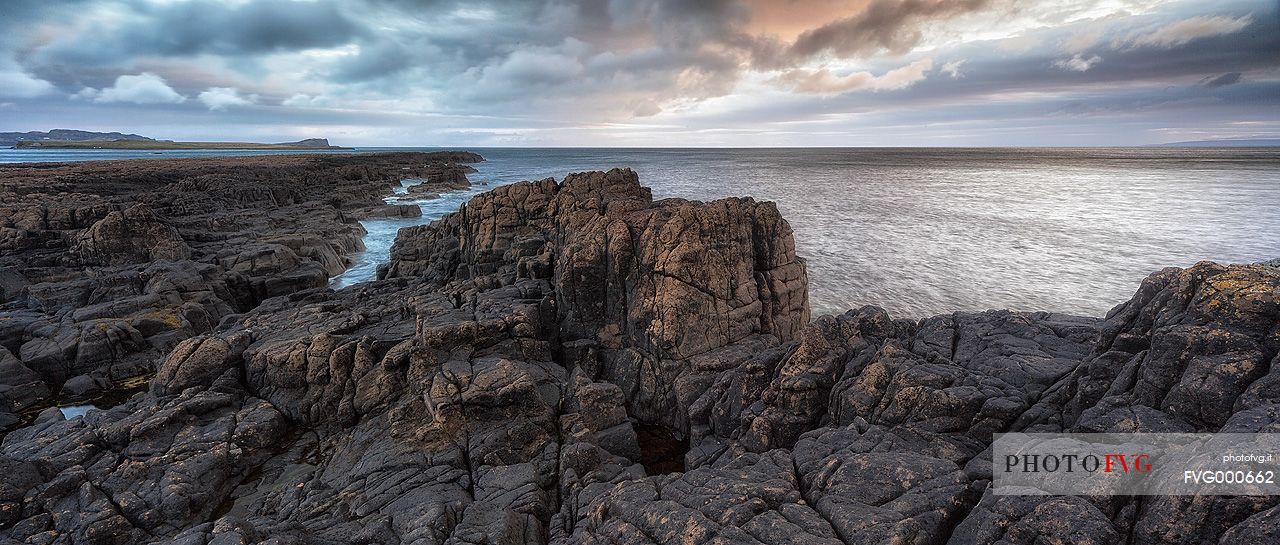 Sunrise on Atlantic Ocean from Skye Island