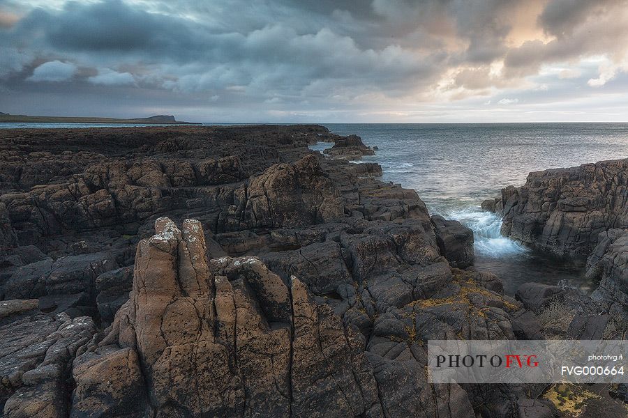 Sunrise on Atlantic Ocean from Skye Island