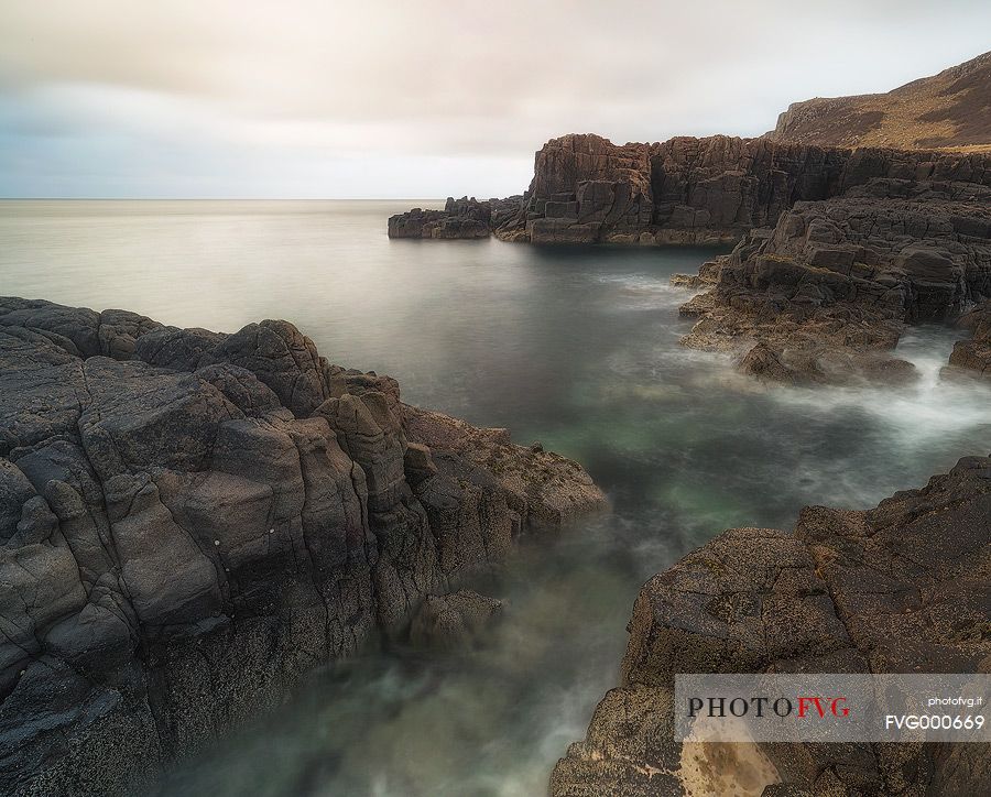 Sunrise on Atlantic Ocean from Skye Island