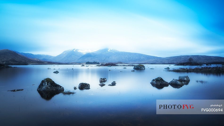 Lochin Na H'Achlaise and the Black Mount, Rannoch Moor