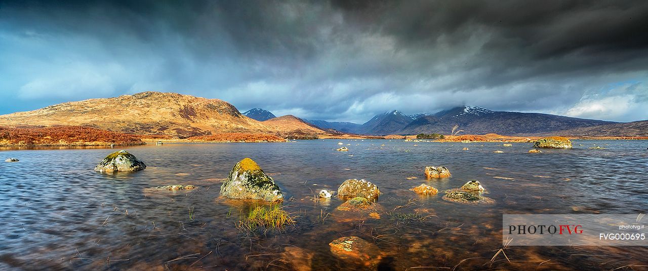 Lochin Na H'Achlaise and the Black Mount, Rannoch Moor