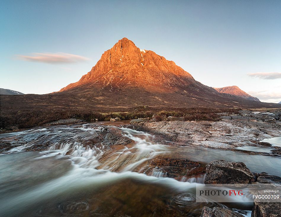 River Coupall at and Black Mount peaks beyond