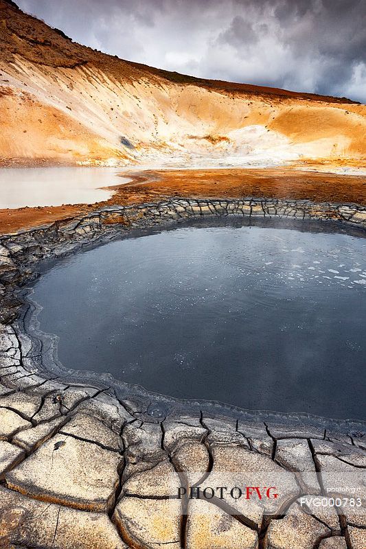 Geothermal area of Krsuvk-Seltun