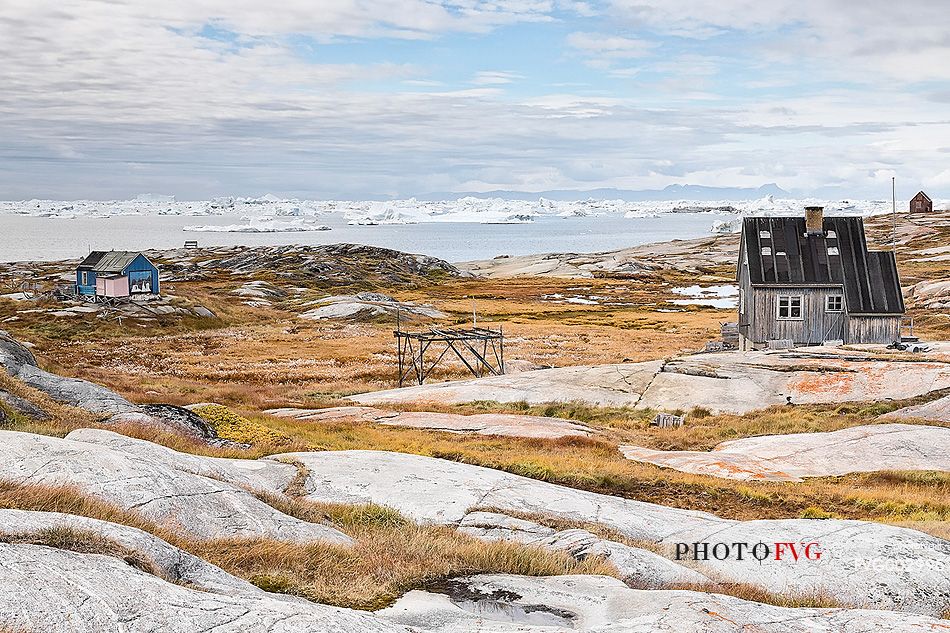 Rodebay a small village of fishermen and seal hunters in Disko Bay