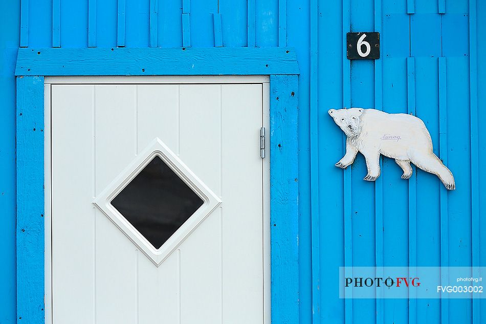 A typical house in Rodebay a small village of fishermen and seal hunters in Disko Bay