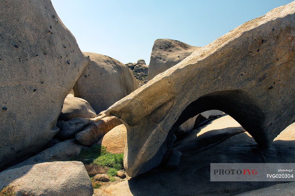 Stones in Lavezzi islands in natual reserve of Bocche di Bonifacio 