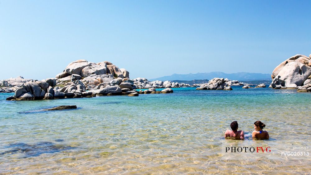 Lavezzi islands in natual reserve of Bocche di Bonifacio