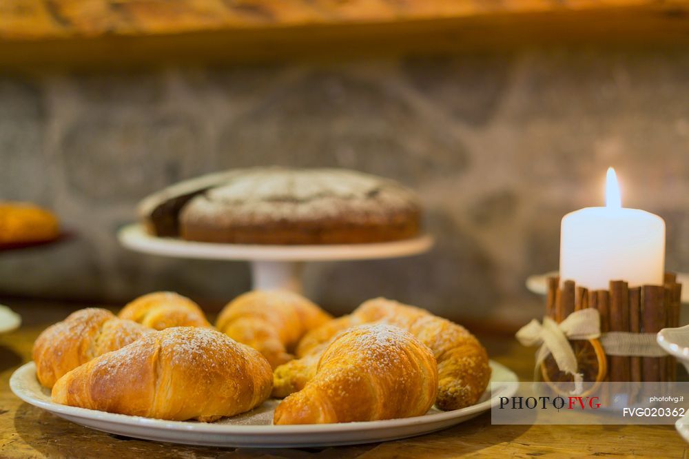 Breakfast at Garni Plueme, Sauris di Sotto