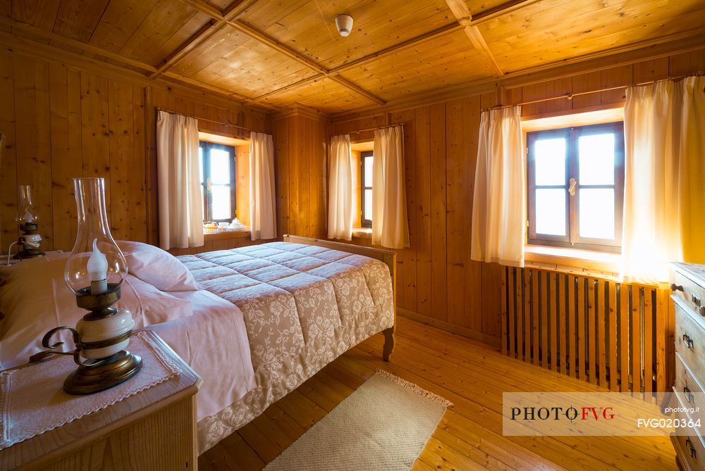 Wood room in Meuble Pa'Krhaizar, one of the most beautiful and characteristic house of Sauris village, Lateis
