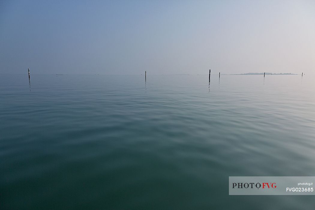 Seascape of the Marano's lagoon, Marano Lagunare, Italy