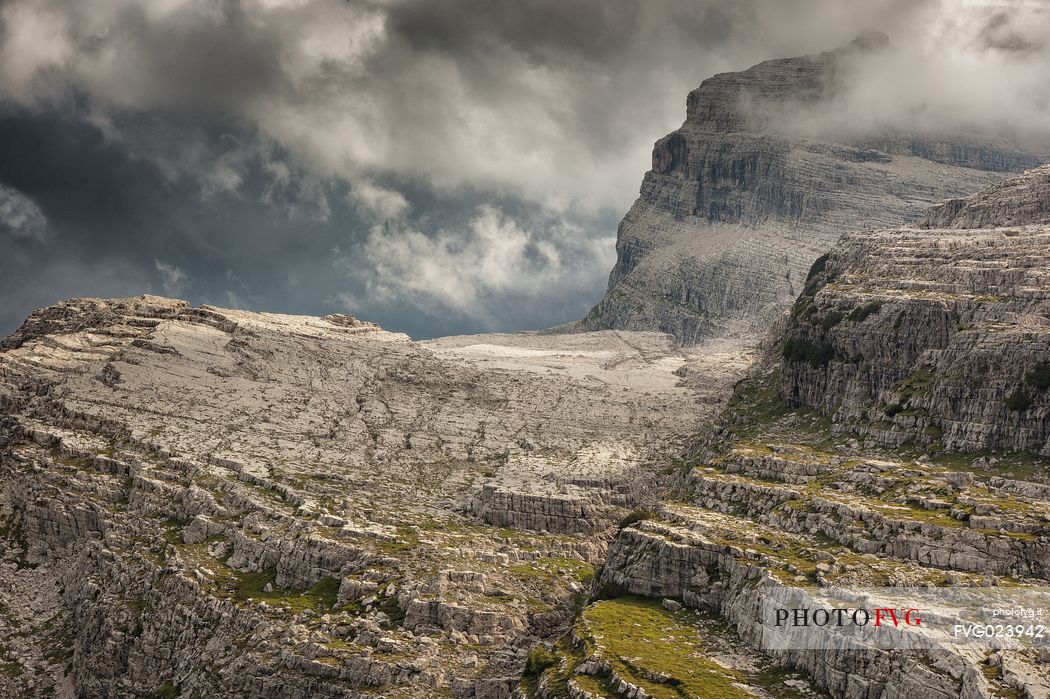 Dolomites of Brenta from Grost pass, Madonna di Campiglio, Italy