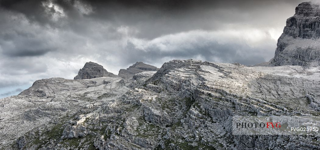 Dolomites of Brenta from Grost pass, Madonna di Campiglio, Italy