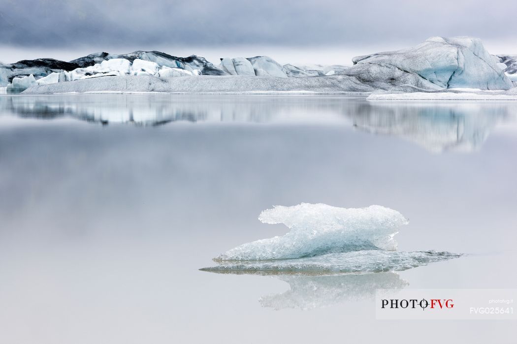 Heinabergsarlon landscape, Vatnajokull National Park, Iceland